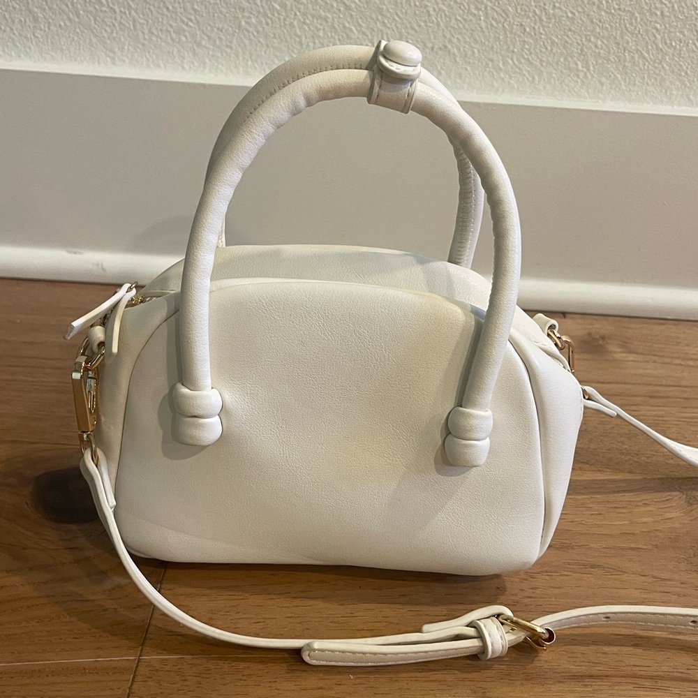 Anthropologie White Mini Bag
